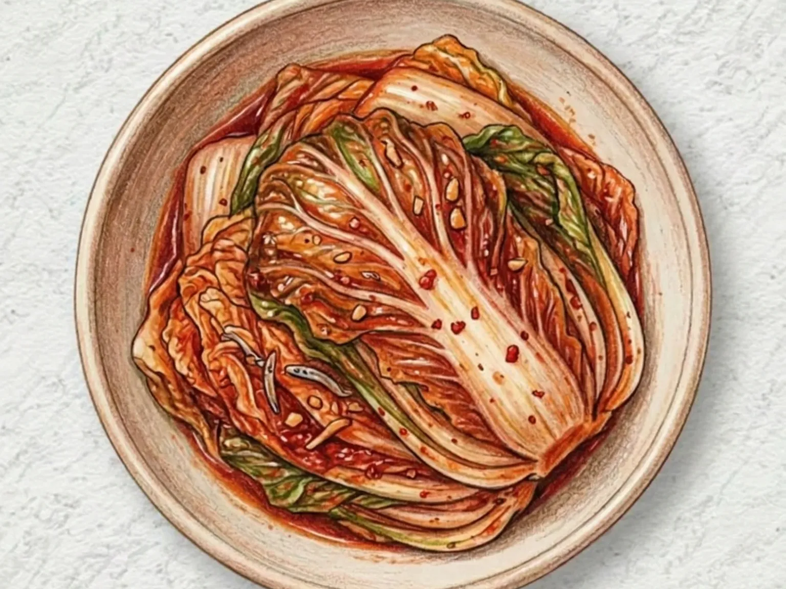 양념한 배추김치