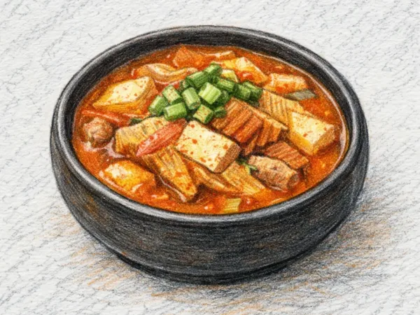 가이드에서 비교하는 요리의 일러스트