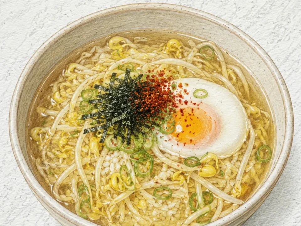 콩나물국밥 (요리 일러스트)