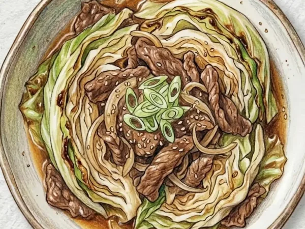 가이드에서 비교하는 요리의 일러스트